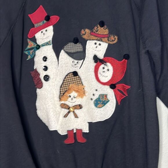 Vintage handmade Christmas sweater, size large - Picture 5 of 8